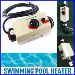 3KW Electric Water Heater Thermostat Machine SPA and Swimming Pool Heater 220V
