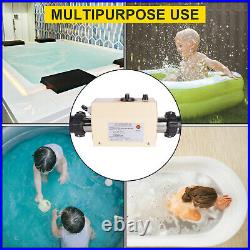 3KW Electric Water Heater Thermostat Machine Swimming Pool and SPA Heater 220V