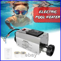 3KW Electric Water Heater for Swimming Pool Hot Tub Home Use 12 Square Meter