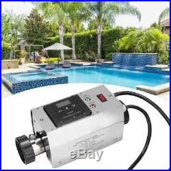 3KW Swimming Pool&Bath SPA Thermostat Electric Water Heater Hot Tub Heating 220V