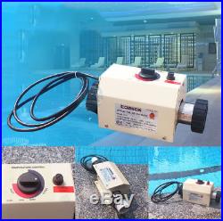 3KW Swimming Pool SPA Heater 220V Electric Heating Thermostat Equipment NEW US