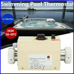3KW Water Swimming Pool & SPA Hot Tub Bath Heater Thermostat Heating 220V/240V