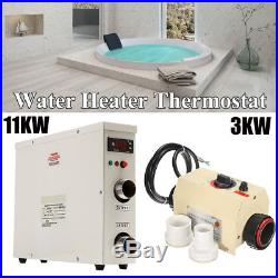 3/11KW Swimming Pool SPA Hot Tub Electric Water Heater Thermostat Heating 220V