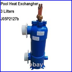 3 Liters Swimming Pool Heat Exchanger, Customized Small Pool Condenser J05P2127B