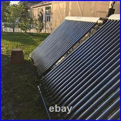 3 Solar Water Thermal Collectors 25 Heat Pipe Vacuum Tube Pressurized Pool/Spa