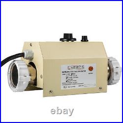 3kw Pool Thermostat Water Heater 1.89 Interface Swimming Pool Jacuzzi Automatic