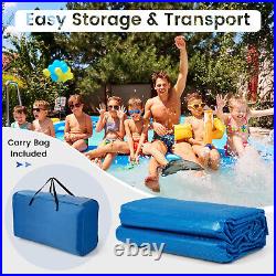 40x20 ft Rectangular Pool Solar Cover 12 Mil Heat Retaining Blanket withCarry Bag