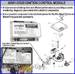 42001-0052S Igniter Control Module Kit for Swimming Pool and Spa Heater Systems