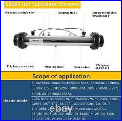 58083 Hot Tub Heater Element for Balboa BP VS EL2001 Control Systems 5.5KW 220V