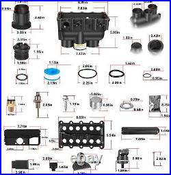 77707-0016 Manifold Replacement Kit Pool for Pentair Sta-Rite Max-E-Therm Pool