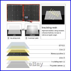 80W 12v/18v Foldable Portable Solar Panel Bag Solar Car Battery Charger Camping