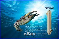 85,000 BTU Titanium Tube & Shell Heat Exchanger for Saltwater Pools/Spas os