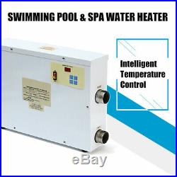 9KW 220V Elektro Pool Heizung Schwimmbadheizung Wärmetauscher Wasserheizung SPA