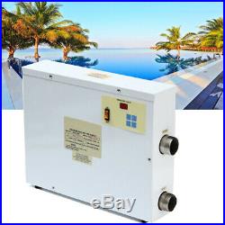 9KW 220V Pool Heater Thermostat Swimming Pool SPA Electric Water Heater Pump