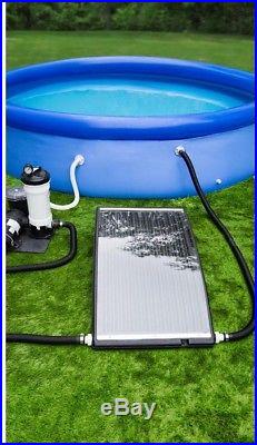 Above-Ground Backyard Portable Pool Solar Heater Sun Energy Save Electricity