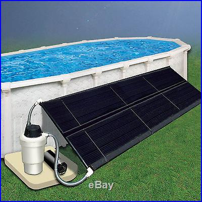 Above Ground Swimming Solar Pool Heater 2 Collector Kit Space Saver
