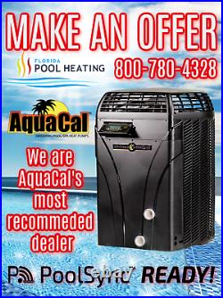 AquaCal SQ145 Swimming Pool & Spa Heater Free iSync Wifi Controller Included