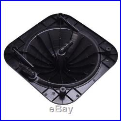 Black Outdoor Solar Dome Inground &Above Ground Swimming Pool Water Heater US