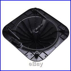 Black Outdoor Solar Powered Dome Swimming Pool Water Heater In or Above Ground