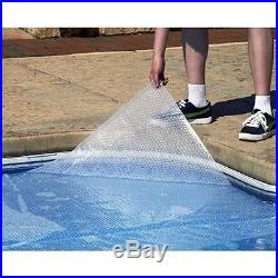 Blue Wave 30-Feet Round Solar Blanket for Above Ground Pools 12-mil, Clear