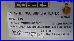 Coasts Swimming Pool and Spa Heater B-M3 220V 3KW