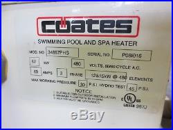 Coates 34857PHS Pool and Spa Heater 3 PHASE, 480V, 69AMPS