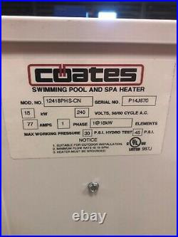Coates Electric Pool Heater
