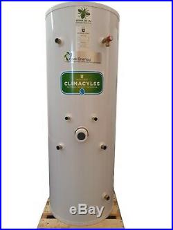 Cool Energy 300L Unvented Heat Pump Stainless Steel Hot Water Cylinder CE-HP300