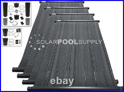 DIY KIT Premium In-Ground Solar Pool Heater / 10-Year Warranty / 2 Header