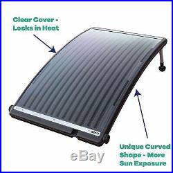 Durable Construction Curve Solar Swimming Pool Heater For Bestway Ground Panel