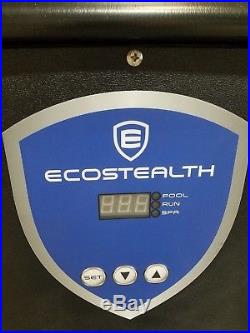 ECOSTEALTH ECOPRO140HCTI 132k BTU 80 GPM Digital Pool Heat Pump Heater/Chiller