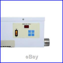 ELECTRIC Water Heater 3/5.5/9/11/15/18KW Swimming Pool SPA Hot Tub Thermostat US