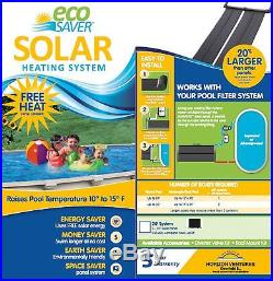 Eco Saver 20-Foot Solar Heating Panel System