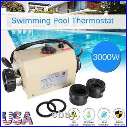 Electric Bathtub Water Heater 3KW 220V Swimming Pool SPA Hot Tub Thermostat