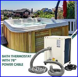 Electric Pool Heaters for Above Ground Pools Pool Heat Pump, 14300 BTU/hr 2700GAL