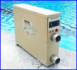 Electric Swimming Pool Thermostat Heater SPA Bath Hot Tub Water Heater 220V