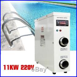 Electric Swimming Pool Water Heater Thermostat Hot Tub Secure Stable 11KW 220V