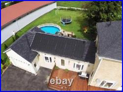 Enersol 1' x 10' Above Ground In-Ground Swimming Pool Solar Heater (Choose Size)