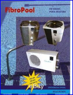 Fibroheat Swimming Pool Heater- Electric Heat Pump-small 55 K BTU
