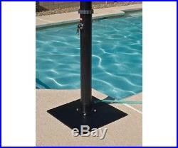 GAME 4376 Outdoor Free Standing Pool Solar Shower with Base
