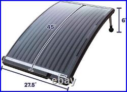 GAME Model 4721 SolarPRO Curve Pool Solar Heater Compatible with INTEX & Bestway