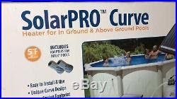 GAME SolarPRO Curve Solar Pool Heater for In Ground and Above Ground Pools