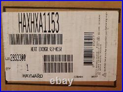 Genuine OEM Hayward Heat Exchanger ED1 ED2 HAXHXA1153 for H150 Pool heater