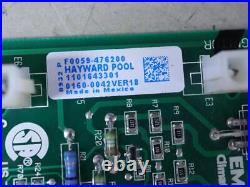 HAYWARD F0059-476200 Pool Heater Control Board 1101643301 0160-0042 VER18