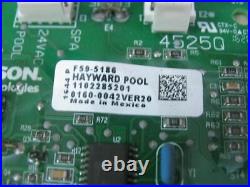 HAYWARD F59-5186 Pool Heater Control Circuit Board 1102285201 0160-0042 VER20