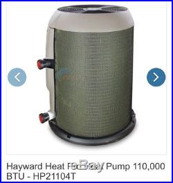 Hayward HP21104T HeatPro 110,000 BTU, 230V Pool and Spa Heat Pump