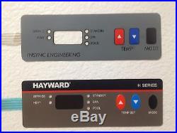 Hayward H & H FD Series Pool Heater Bezel Keypad for most Hayward control panels