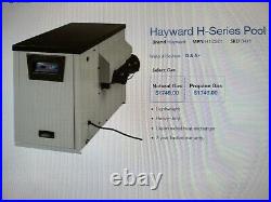 Hayward H-Series 135,000 BTU Above Ground Pool Heater (W3H135FDP)