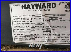 Hayward HeatPro In Ground Heat Pump, 140,000 BTUs, Square Platform Item #HP21404
