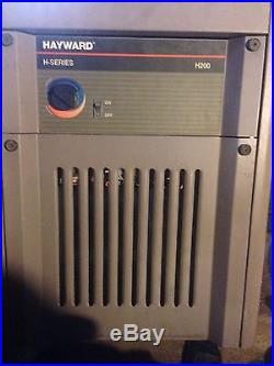 Hayward Pool Heater H200 200M BTU Natural Gas Great Condition